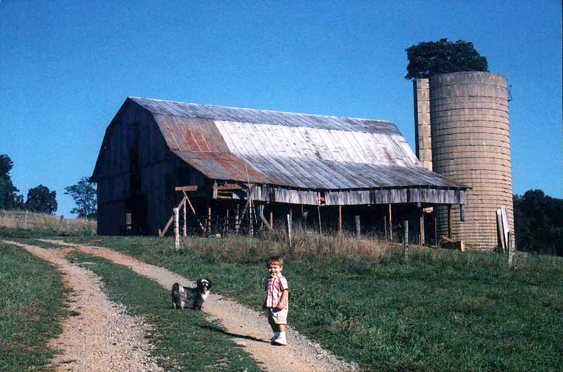 Valley View Farm History old barn historical